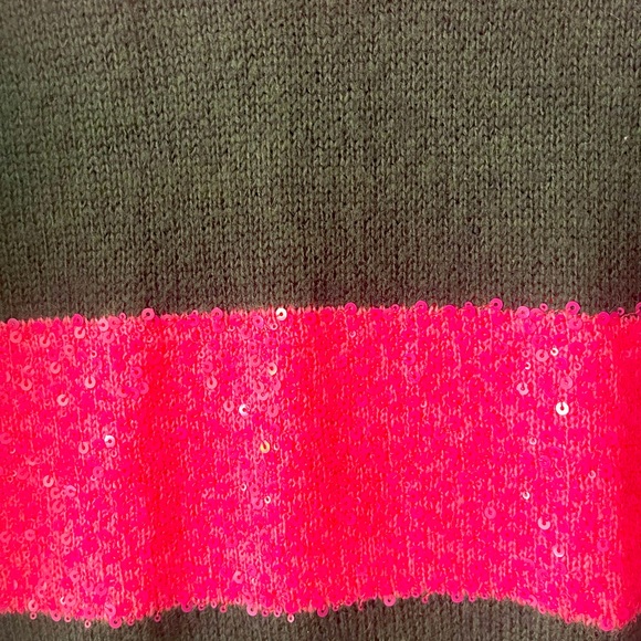 JCrew stripped pink sequin sweater - Picture 4 of 4